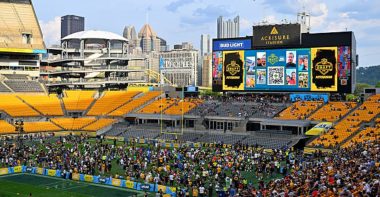 Acrisure Stadium, hogar de los Pittsburgh Steelers. Foto: Getty Images.