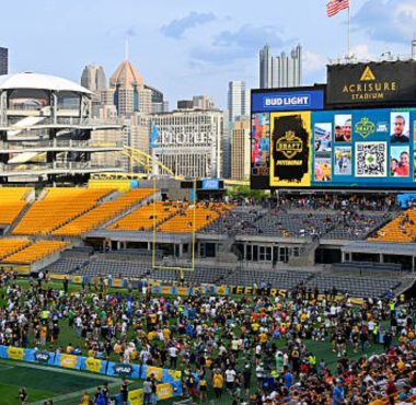 Acrisure Stadium, hogar de los Pittsburgh Steelers. Foto: Getty Images.