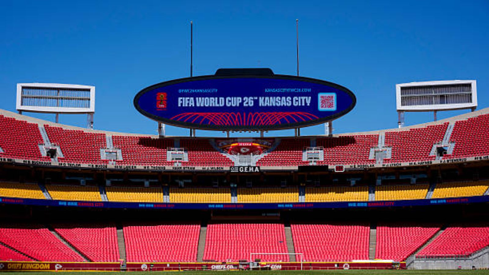 Arrowhead Stadium, hogar de los Kansas City Chiefs. Foto: Getty Images.
