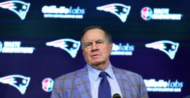 HC Bill Belichick con los New England Patriots.