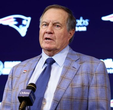 Bill Belichick con los New England Patriots en enero de 2024