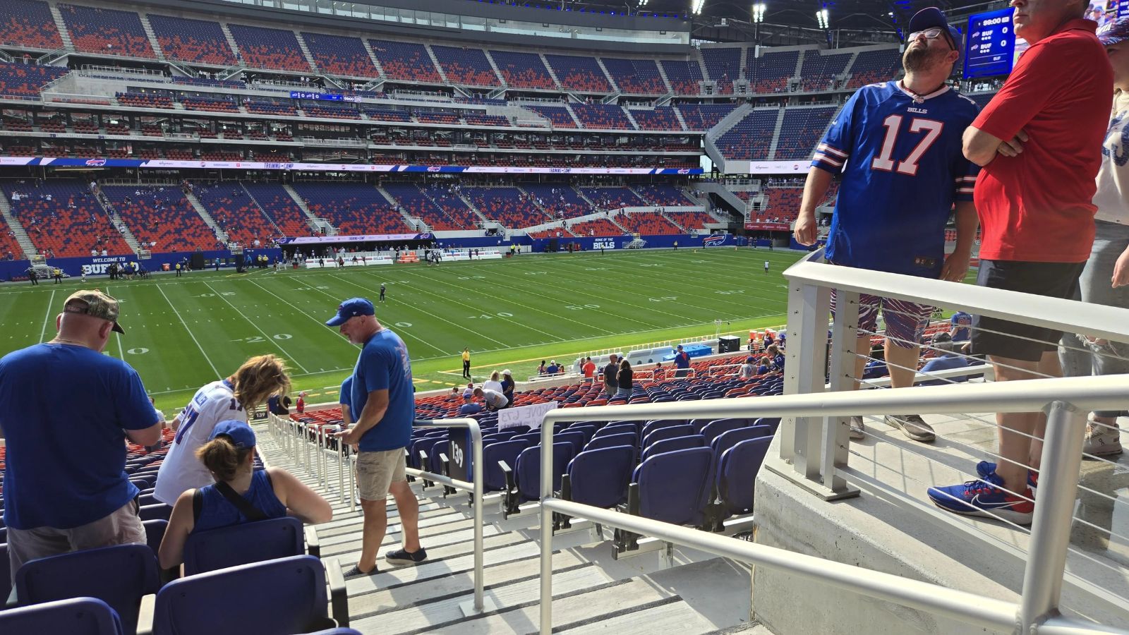 Bills responden a críticas por vistas obstruidas en su nuevo estadio