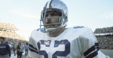 C John Fitzgerald con los Dallas Cowboys en 1976. Foto: Getty Images.