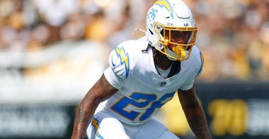 CB Asante Samuel Jr. con Los Angeles Chargers en 2024. Foto: Getty Images