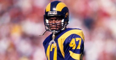 CB LeRoy Irvin con Los Angeles Rams en 1988. Foto: Getty Images.