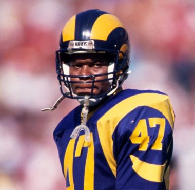 CB LeRoy Irvin con Los Angeles Rams en 1988. Foto: Getty Images.