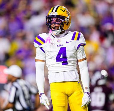 CB Mansoor Delane, Universidad de LSU. Foto: Getty Images.
