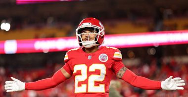 CB Trent McDuffie con los Kansas City Chiefs. Foto: Getty Images.