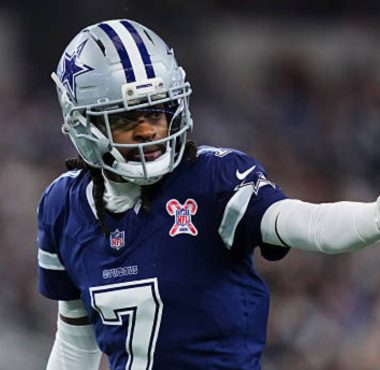 CB Trevon Diggs con los Dallas Cowboys en diciembre de 2025. Foto: Getty Images.