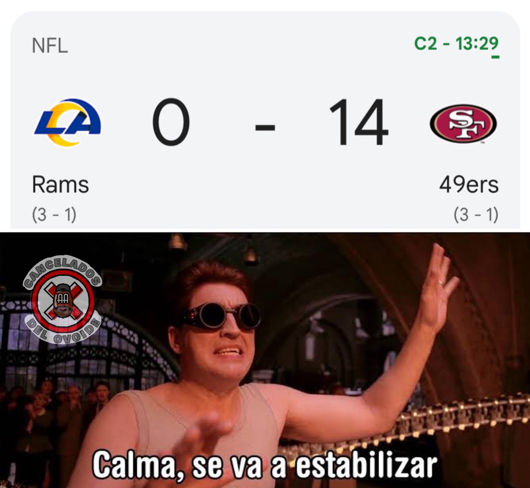 Los mejores Memes NFL del 49ers vs Rams – Semana 5, 2025