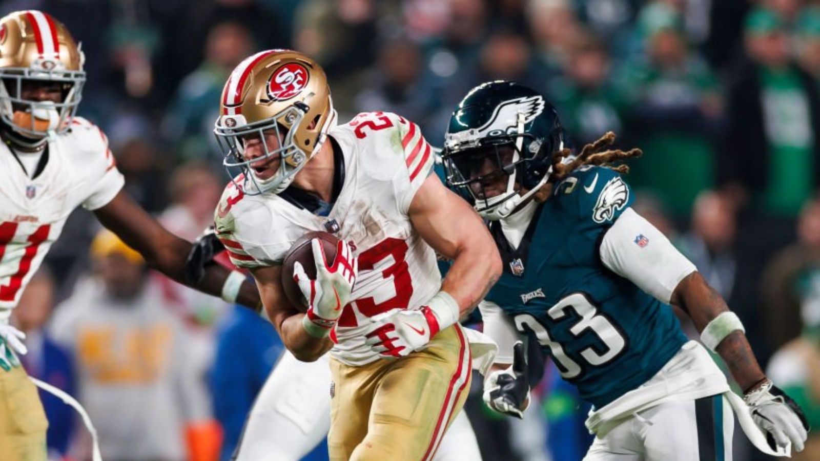 RB Christian McCaffrey, San Francisco 49ers. Foto: Getty Images.