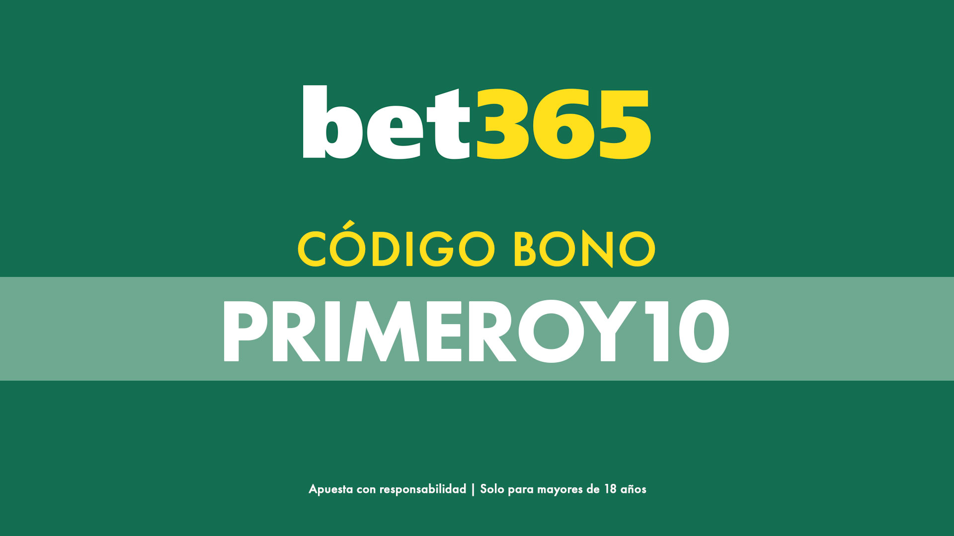 Codigo de bono Bet365 2024