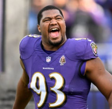 DE Calais Campbell, Baltimore Ravens. Foto: Getty Images.