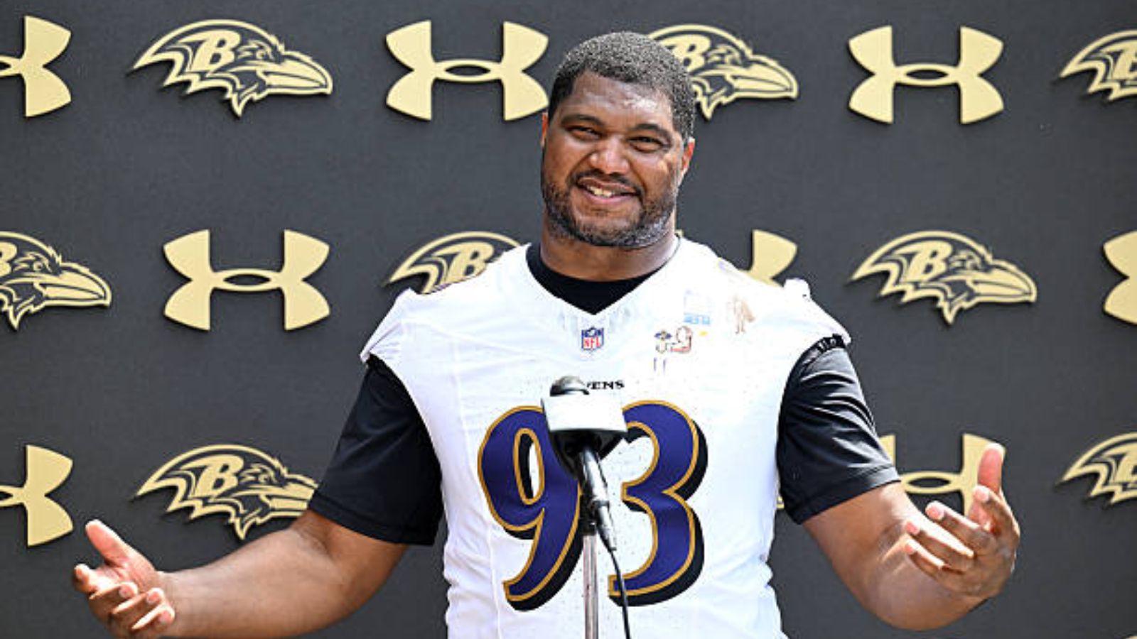 DE Calais Campbell, Baltimore Ravens. Foto: Getty Images.