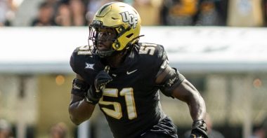 DE Malachi Lawrence con UCF. Foto: Getty Images.