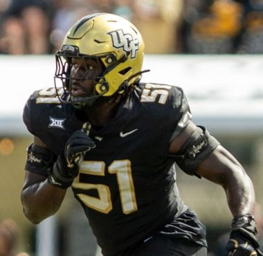 DE Malachi Lawrence con UCF. Foto: Getty Images.