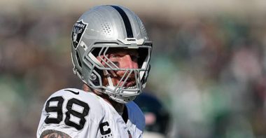 DE Maxx Crosby, Las Vegas Raiders. Foto: Getty Images.