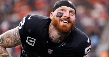 DE Maxx Crosby con Las Vegas Raiders. Foto: Getty Images.