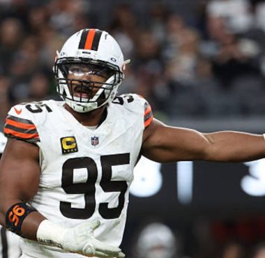 DE Myles Garrett, Cleveland Browns. Foto: Getty Images.