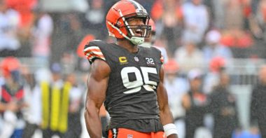 DE Myles Garrett, Cleveland Browns. Foto: Getty Images.