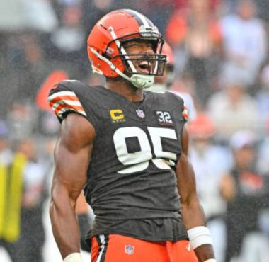 DE Myles Garrett, Cleveland Browns. Foto: Getty Images.