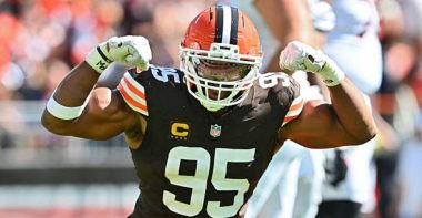 DE Myles Garrett, Cleveland Browns. Foto: Getty Images.