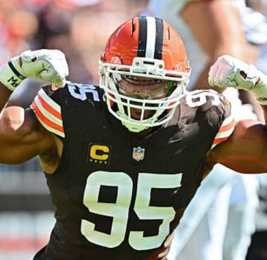 DE Myles Garrett, Cleveland Browns. Foto: Getty Images.