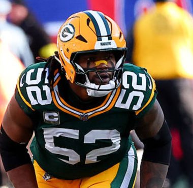 DE Rashan Gary con los Green Bay Packers. Foto: Getty Images.