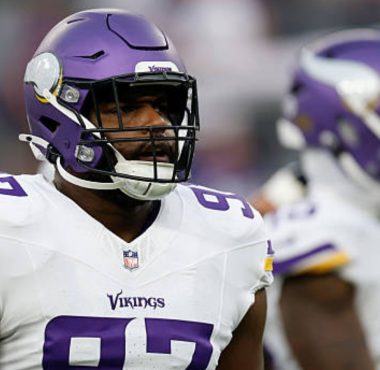 DT Javon Hargrave con los Minnesota Vikings. Foto: Getty Images.