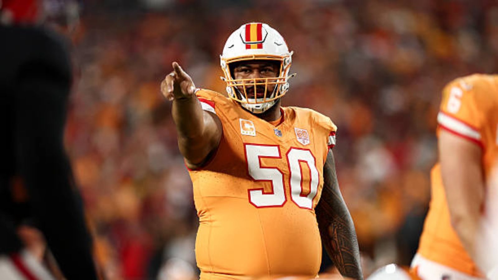 DT Vita Vea con los Tampa Bay Buccaneers. Foto: Getty Images. 