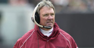Dave McGinnis como entrenador en jefe de los Arizona Cardinals en 2003. Foto: Getty Images.