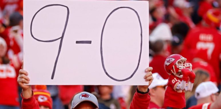 Kansas City Chiefs, cartel de invictos