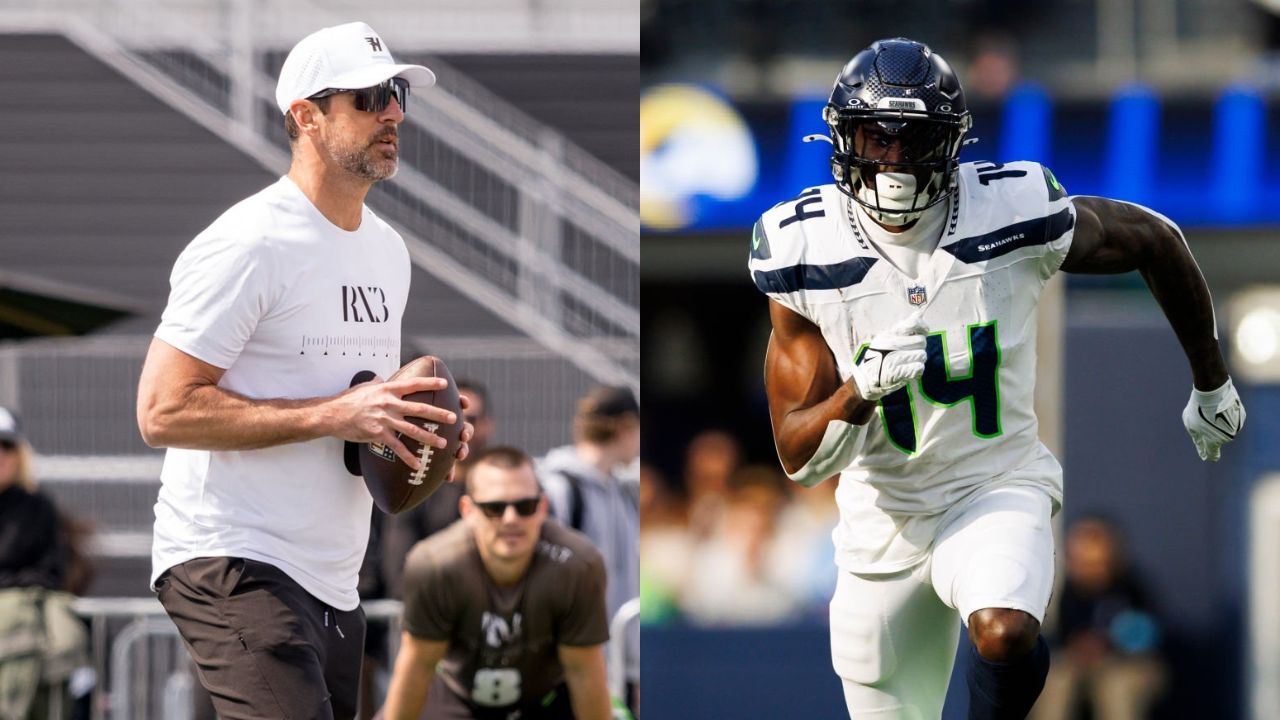 Todo apunta a los Steelers: Aaron Rodgers y DK Metcalf entrenan juntos