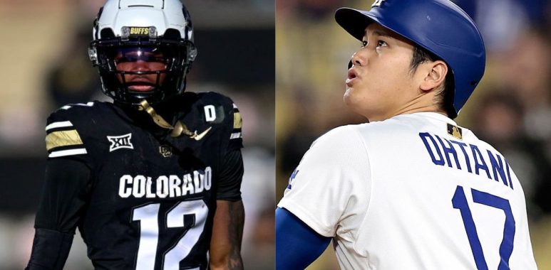 CB/WR Travis Hunter, Universidad de Colorado; Shohei Ohtani, Los Angeles Dodgers