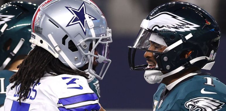 CB Trevon Diggs, Dallas Cowboys; QB Jalen Hurts, Philadelphia Eagles