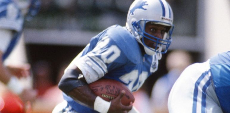 RB Barry Sanders, leyenda de los Detroit Lions