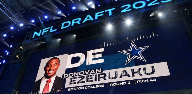 DE Donovan Ezeiruaku, pick de segunda ronda de los Dallas Cowboys en el Draft NFL 2025