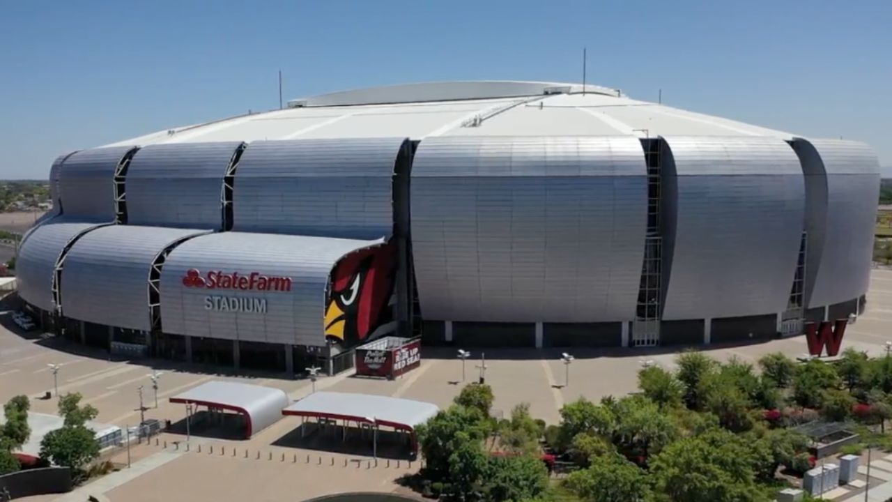 State Farm Stadium, hogar de los Arizona Cardinals, y sede del partido entre México vs Arabia Saudita