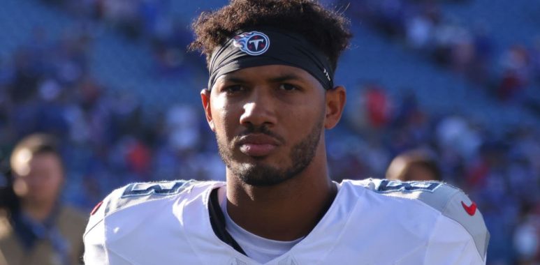 WR Tyler Boyd con los Tennessee Titans en 2024