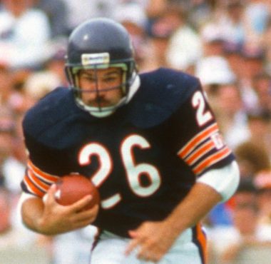 FB Matt Suhey con los Chicago Bears en 1986. Foto: Getty Images.