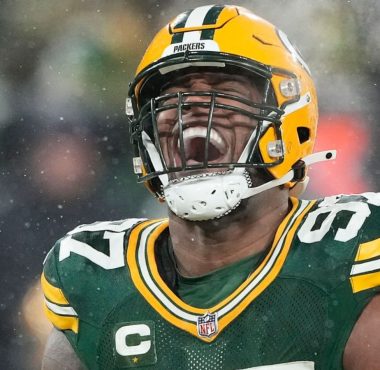 DT Kenny Clark con los Green Bay Packers. Foto: Patrick McDermott, Getty Images
