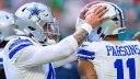 QB Dak Prescott y DE Micah Parsons. Foto: Dallas Cowboys