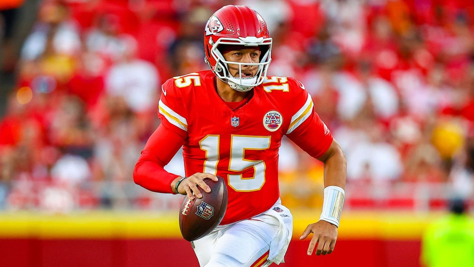 QB Patrick Mahomes, Kansas City Chiefs. Foto: David Eulitt/Getty Images