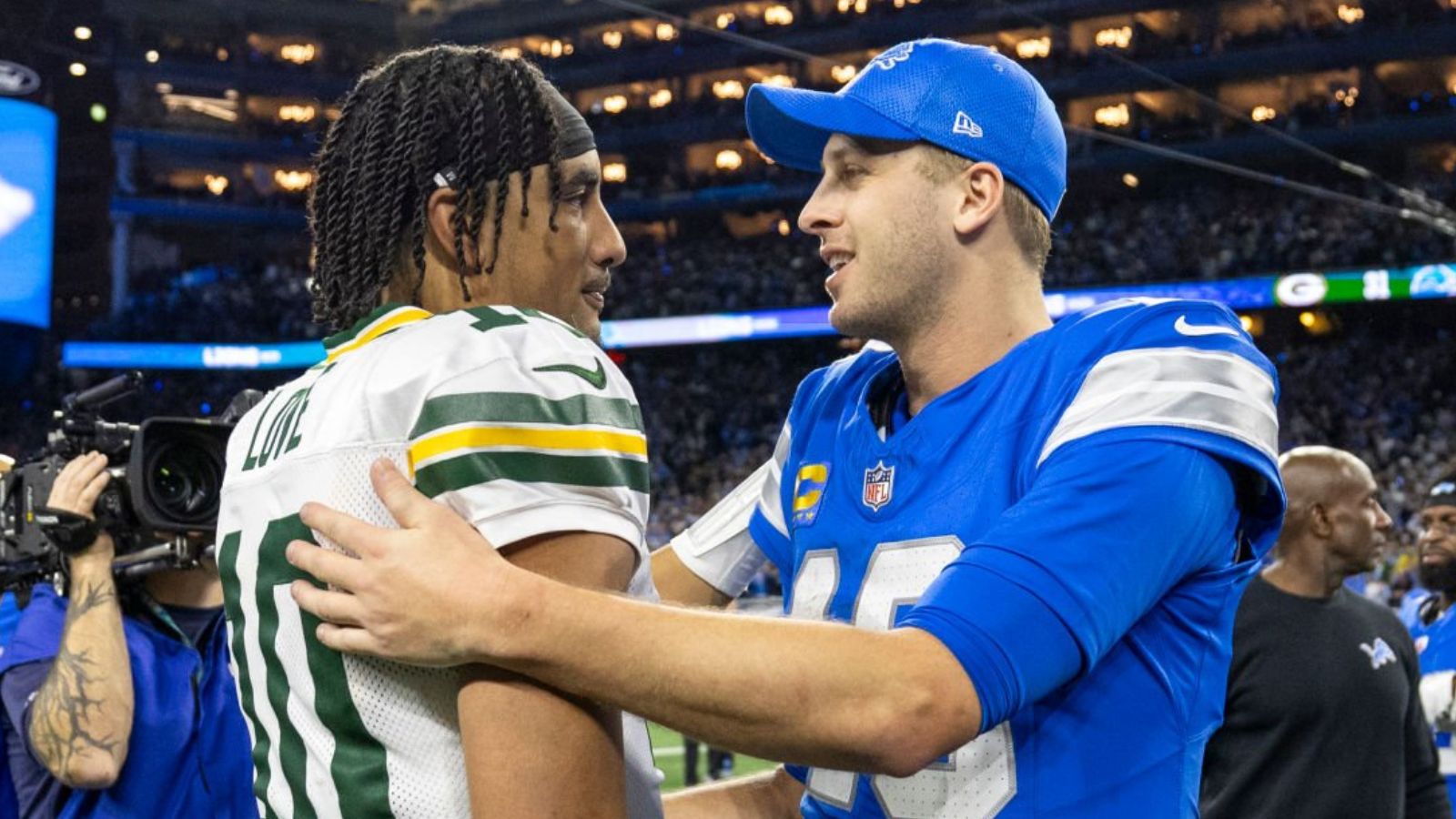 QB Jordan Love, Green Bay Packers; y QB Jared Goff, Detroit Lions
