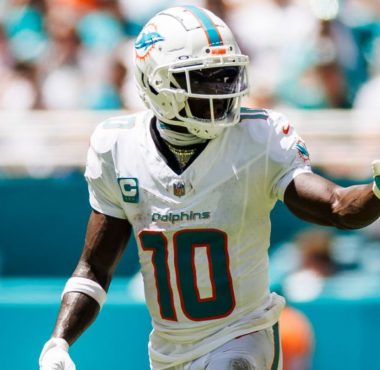 WR Tyreek Hill, Miami Dolphins. Foto: James Gilbert/Getty Images