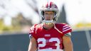 RB Christian McCaffrey, San Francisco 49ers. Foto: Matthew Huang/Icon Sportswire