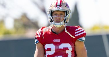 RB Christian McCaffrey, San Francisco 49ers. Foto: Matthew Huang/Icon Sportswire