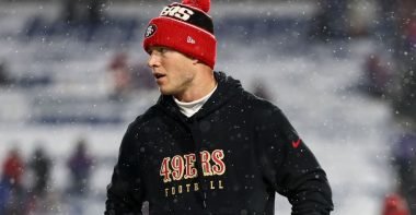 RB Christian McCaffrey, San Francisco 49ers. Foto: Kevin Sabitus/Getty Images