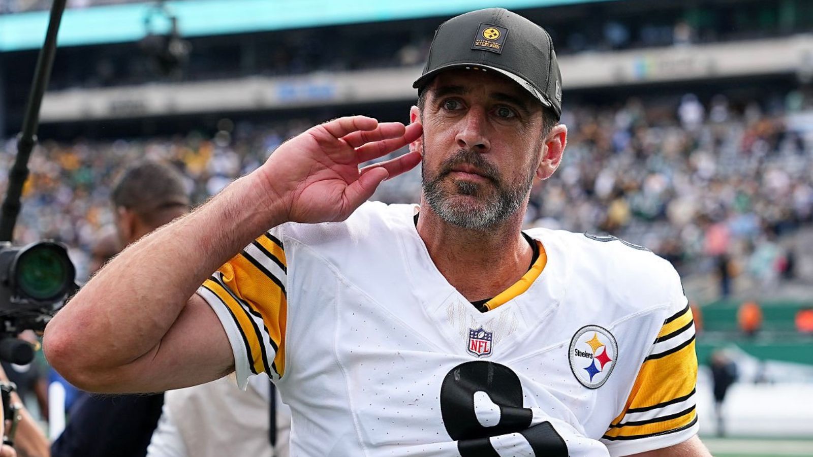QB Aaron Rodgers, Pittsburgh Steelers. Foto: Mitchell Leff/Getty Images
