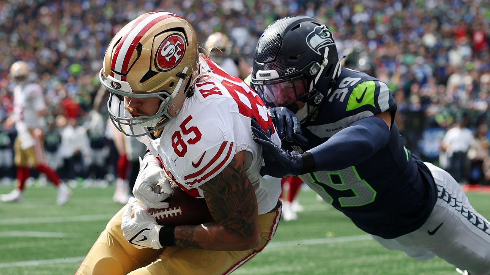 George Kittle, fuera del 49ers vs Seahawks por lesión: este es su diagnóstico inicial